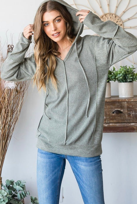Snuggle Up Sweater in Soft Green